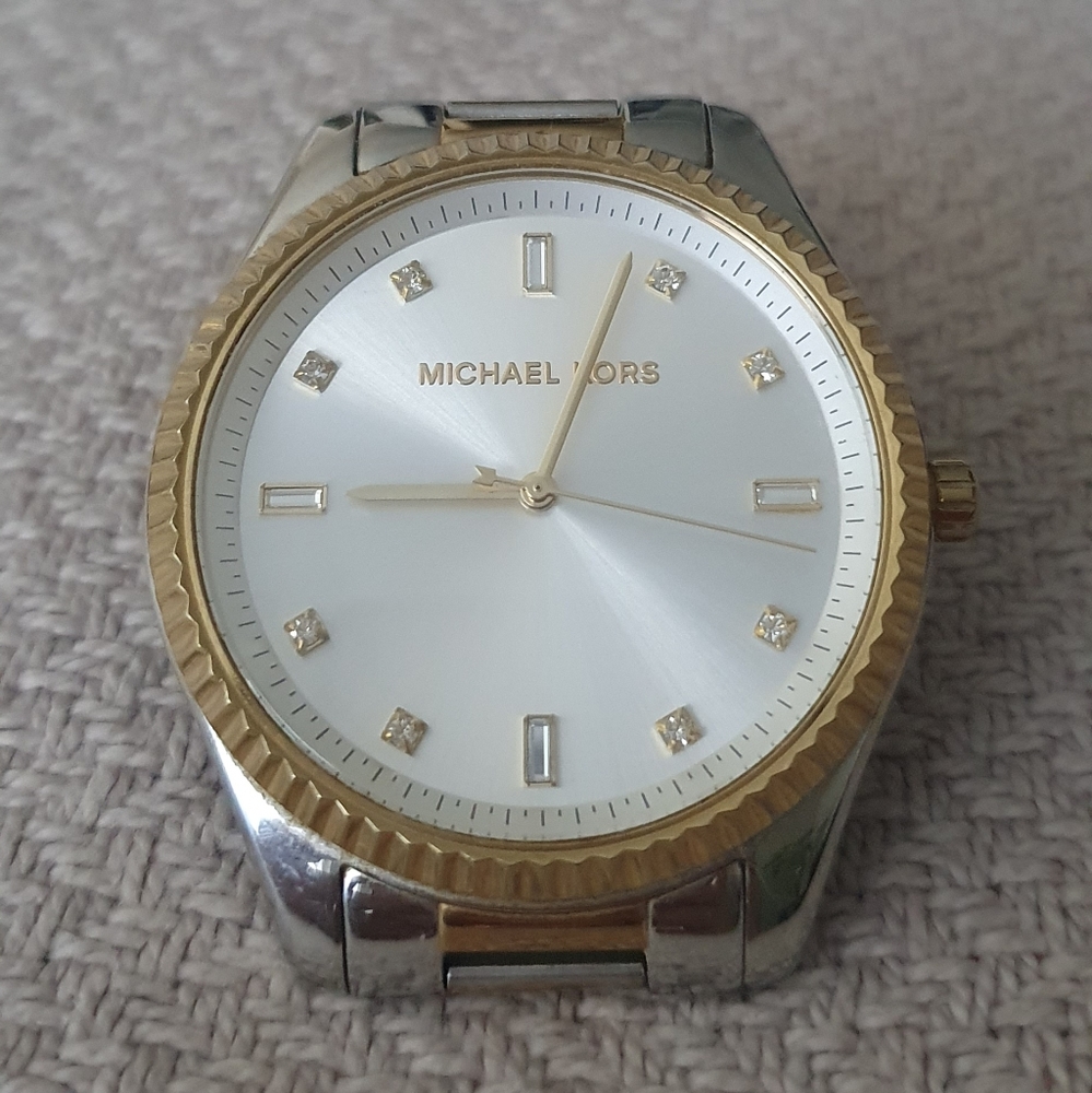 Mixed Metal Oversized Micheal Kors Watch